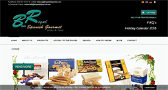 Desktop Screenshot of brspanishgourmet.com