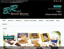 Tablet Screenshot of brspanishgourmet.com